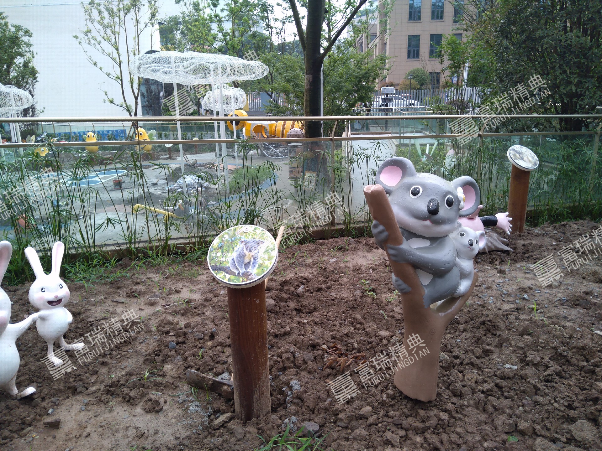 重庆长寿幼儿园玻璃钢小品